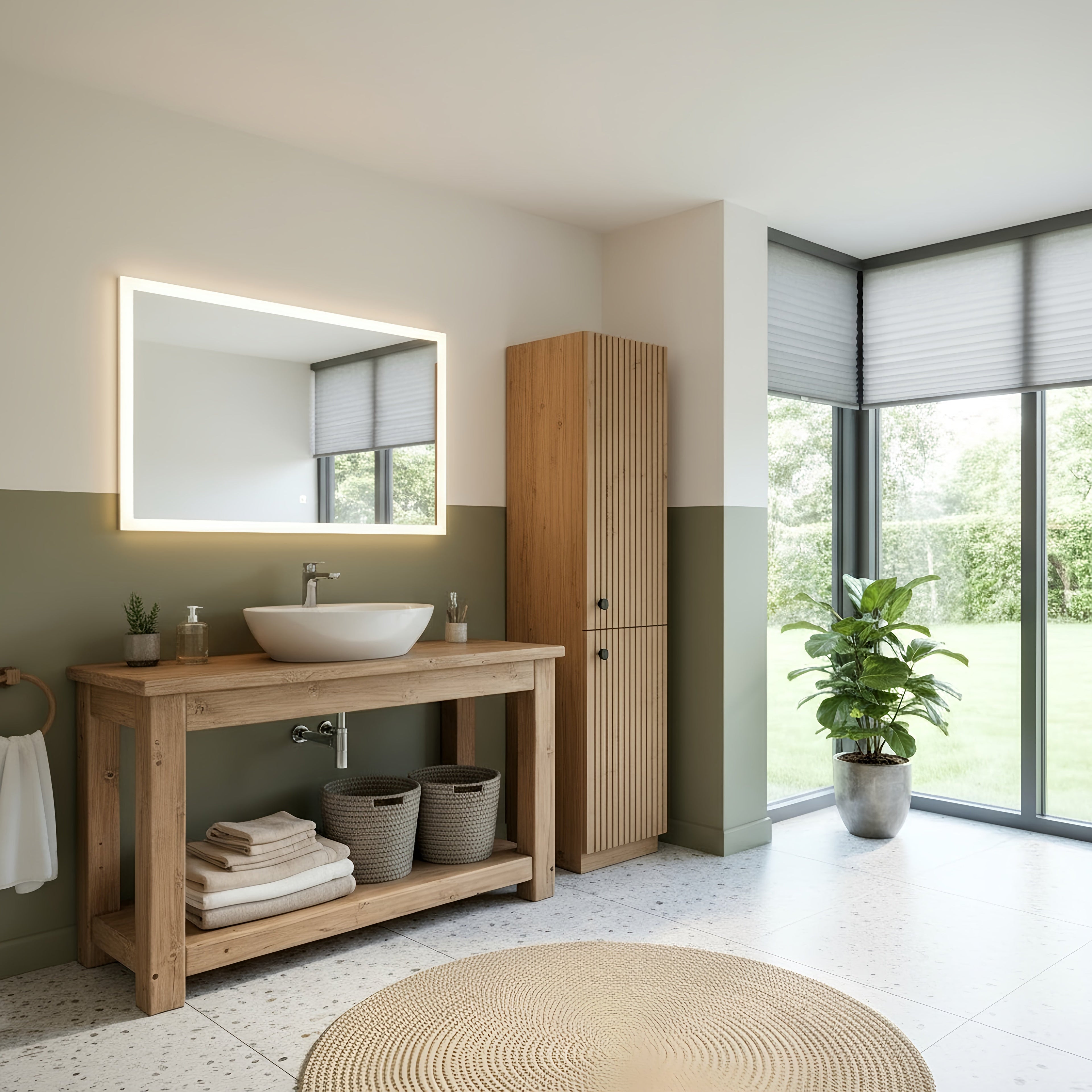 Solid Wood Bathroom Vanity