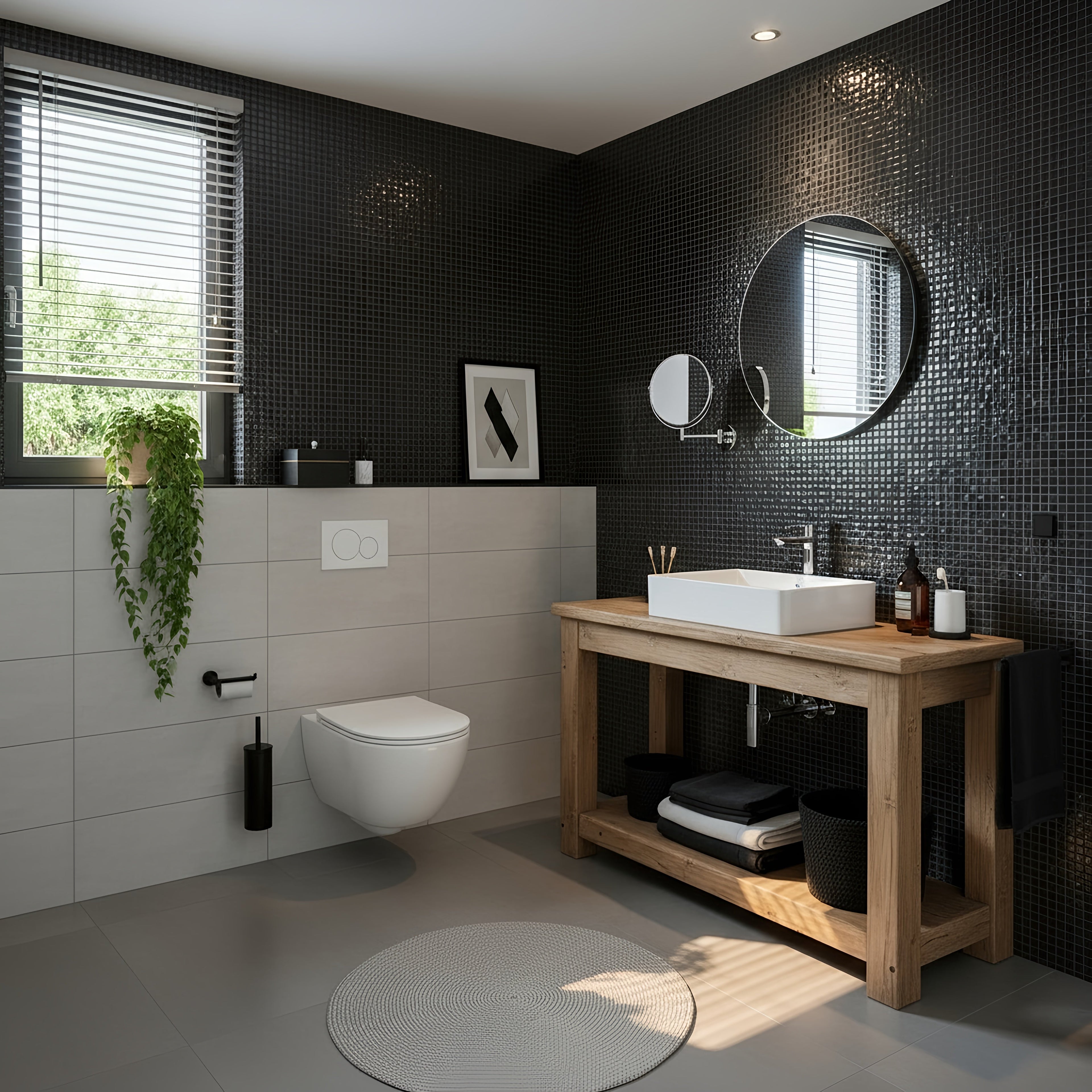 Solid Wood Bathroom Vanity