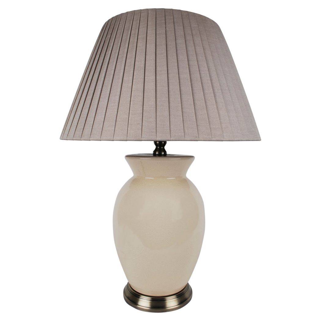 Christina 56cm Ceramic Table Lamp Cream