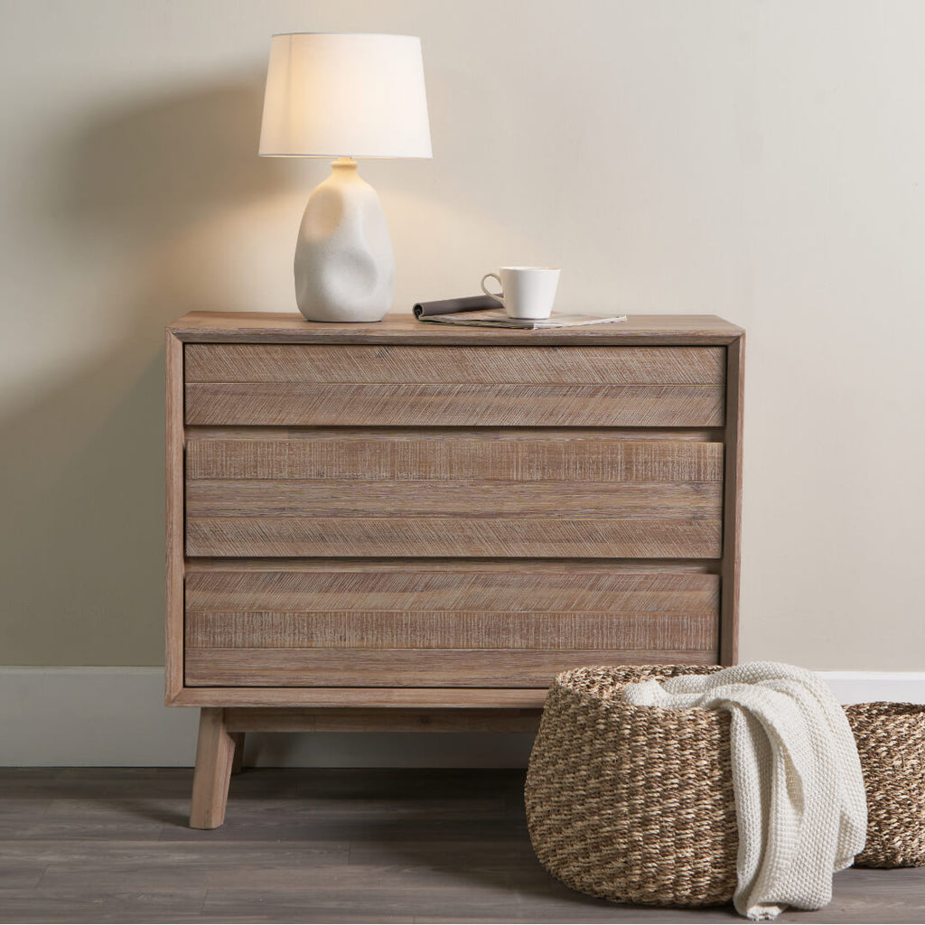 Sanders Cream Ceramic Table Lamp