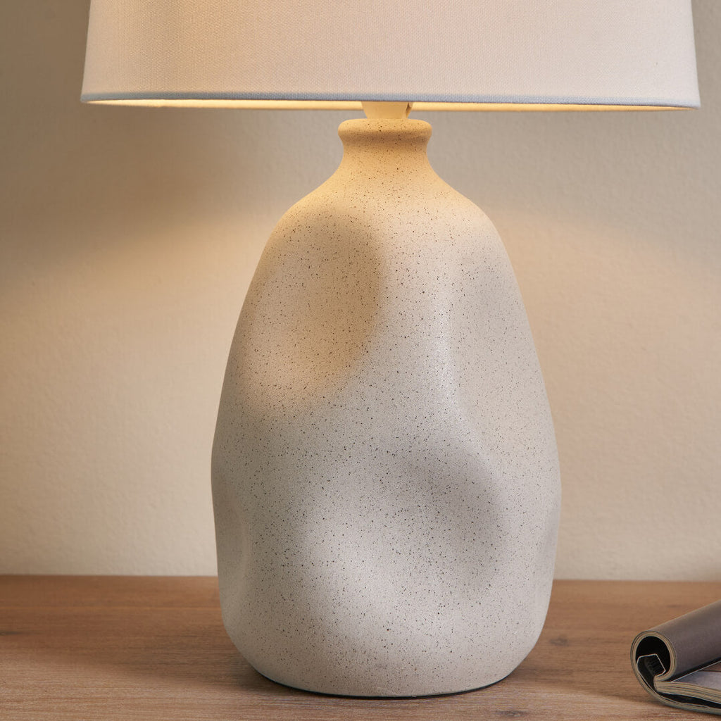 Sanders Cream Ceramic Table Lamp